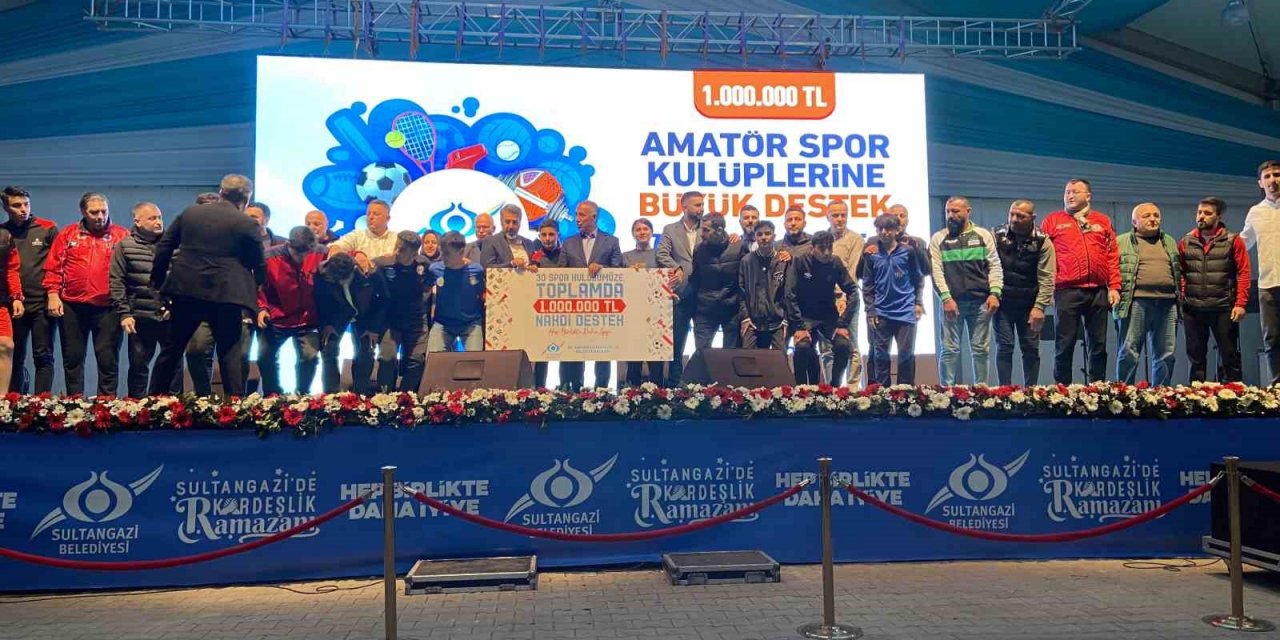 Sultangazi Belediyesi’nden amatör spor kulüplerine 1 milyonluk destek