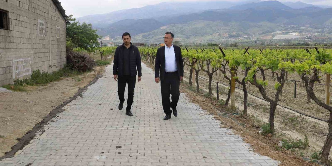 Alaşehir’de 500 bin metrekare kilit parke taşı döşendi