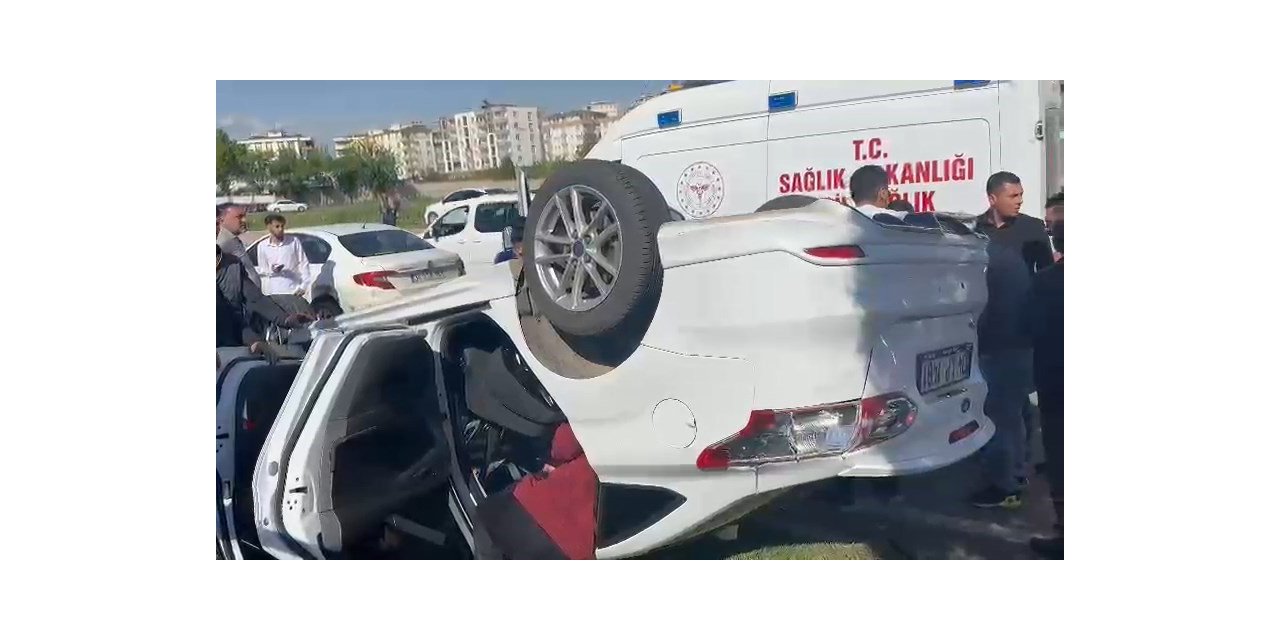 Batman’da otomobil takla attı: 2 yaralı