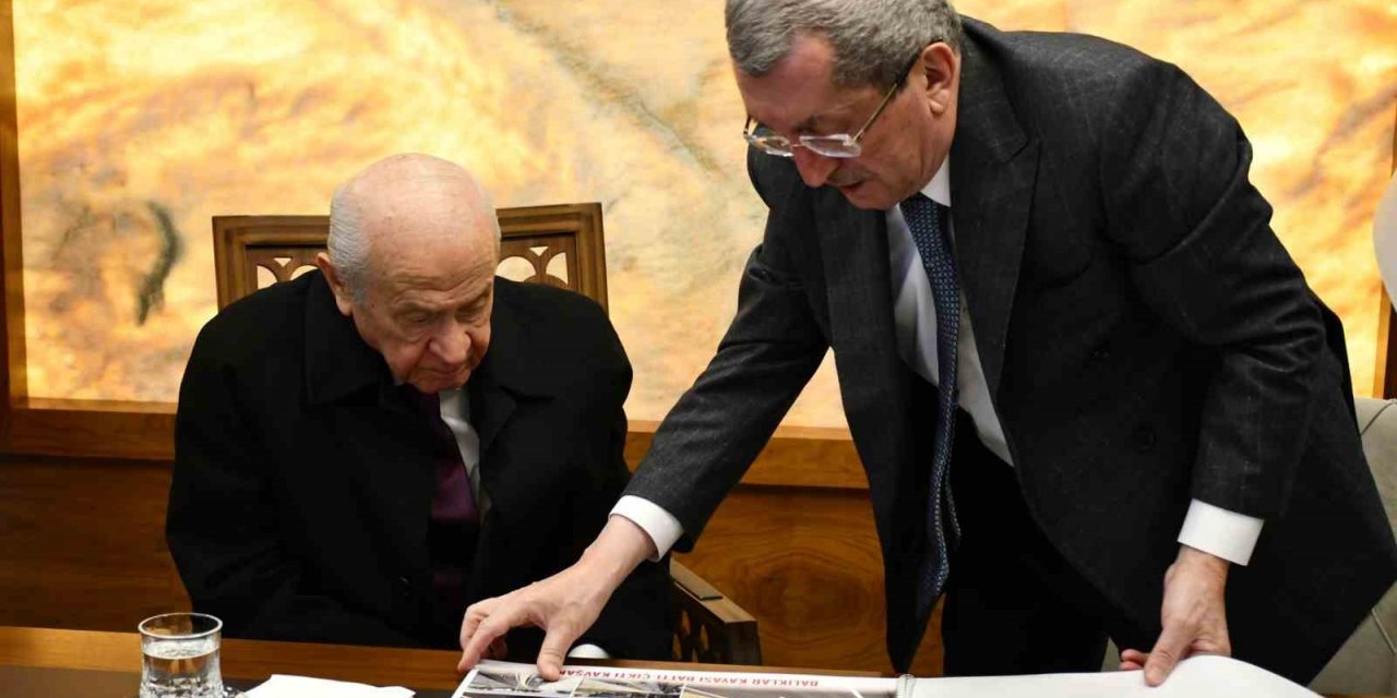 MHP lideri Bahçeli, Başkan Vergili ile görüştü
