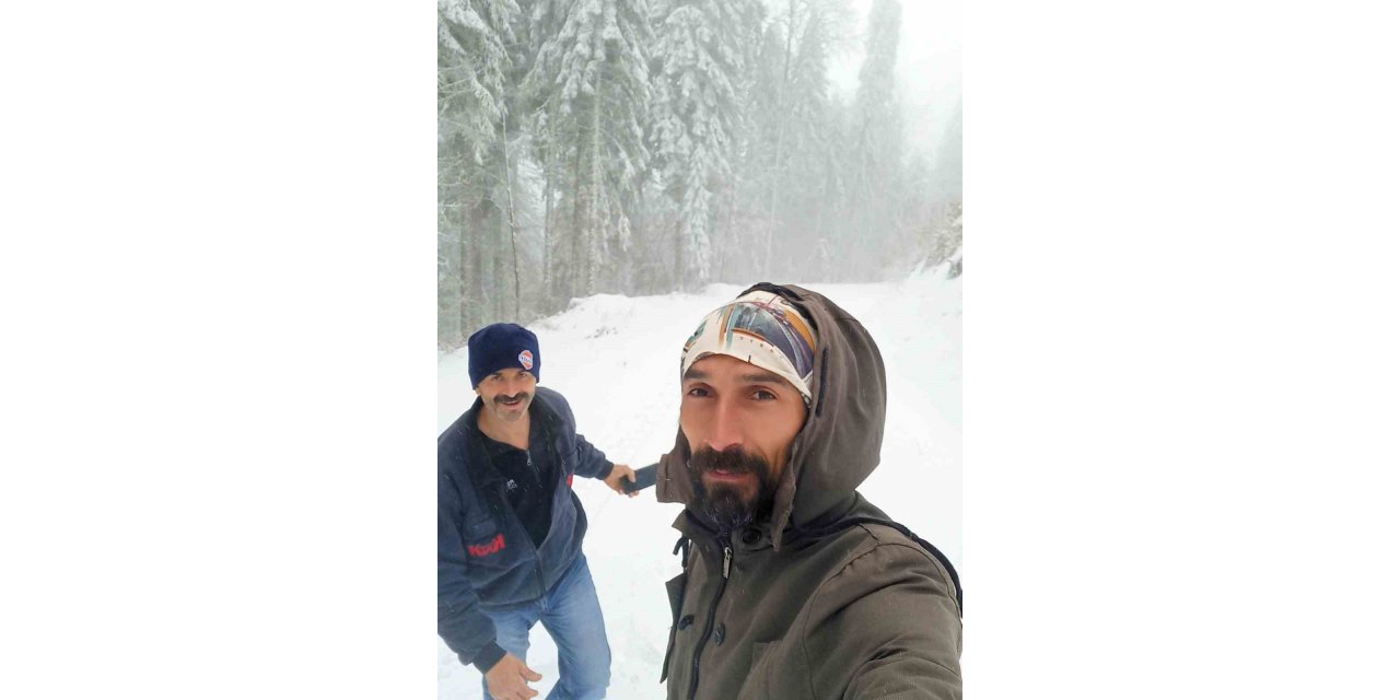 Karabük’ün yüksek kesimlerinde kar kalınlığı 15 santimetreye ulaştı