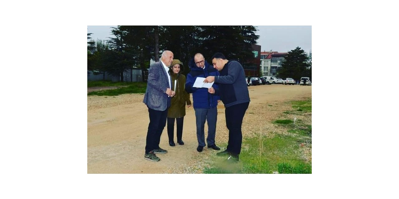 Ağız ve Diş Sağlığı Merkezi Ek Hizmet Binası Arazisi Sağlık Müdürlüğünce İncelendi