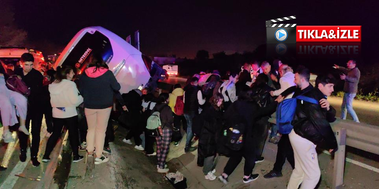 Öğrencileri Ankara'ya taşıyan tur otobüsü Bursa’da kaza yaptı! 3 kişi öldü, çok sayıda yaralı var