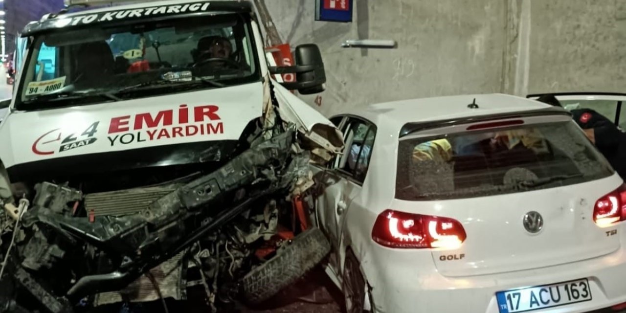 Çanakkale tünelinde acı kaza...1 kişi hayatını kaybetti