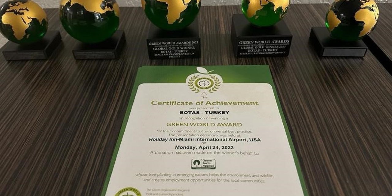 BOTAŞ 5 çevre ödülünün daha sahibi oldu