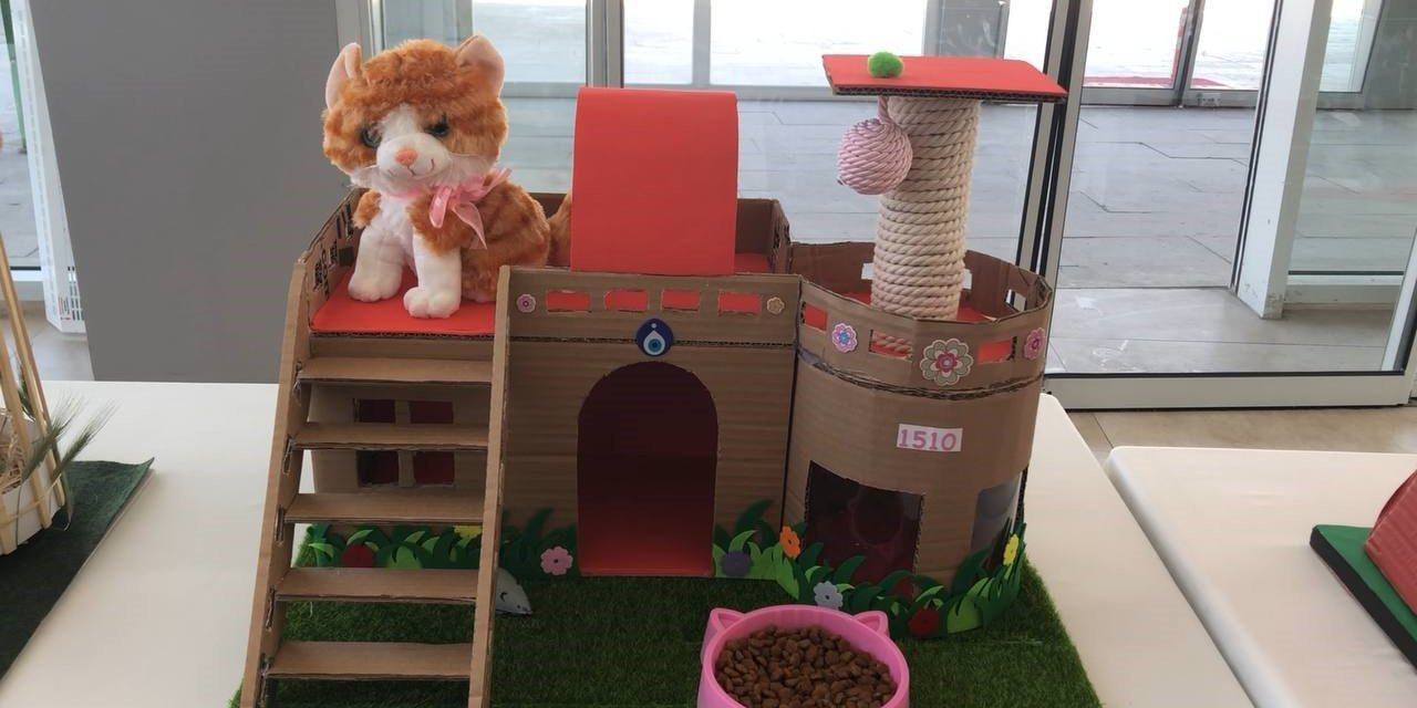 Minik mimarlar barınak tasarladı