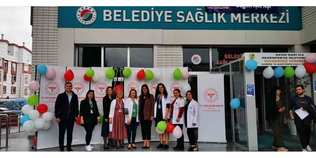 Kepez’de aşı haftası etkinliği