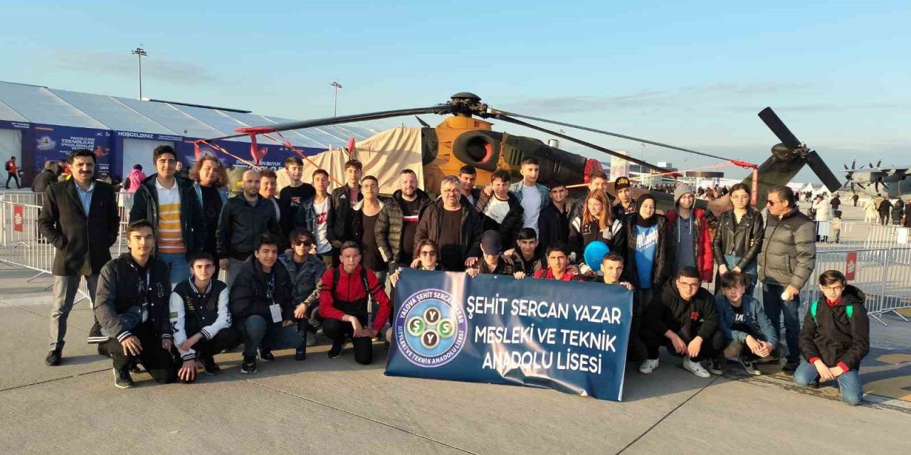 Şehit Sercan Yazar Meslek Lisesi öğrencileri TEKNOFEST’te