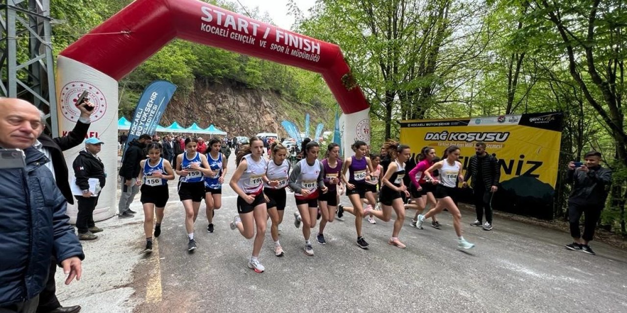 Milli takım dağ koşusu seçmeleri Başiskele’de yapıldı