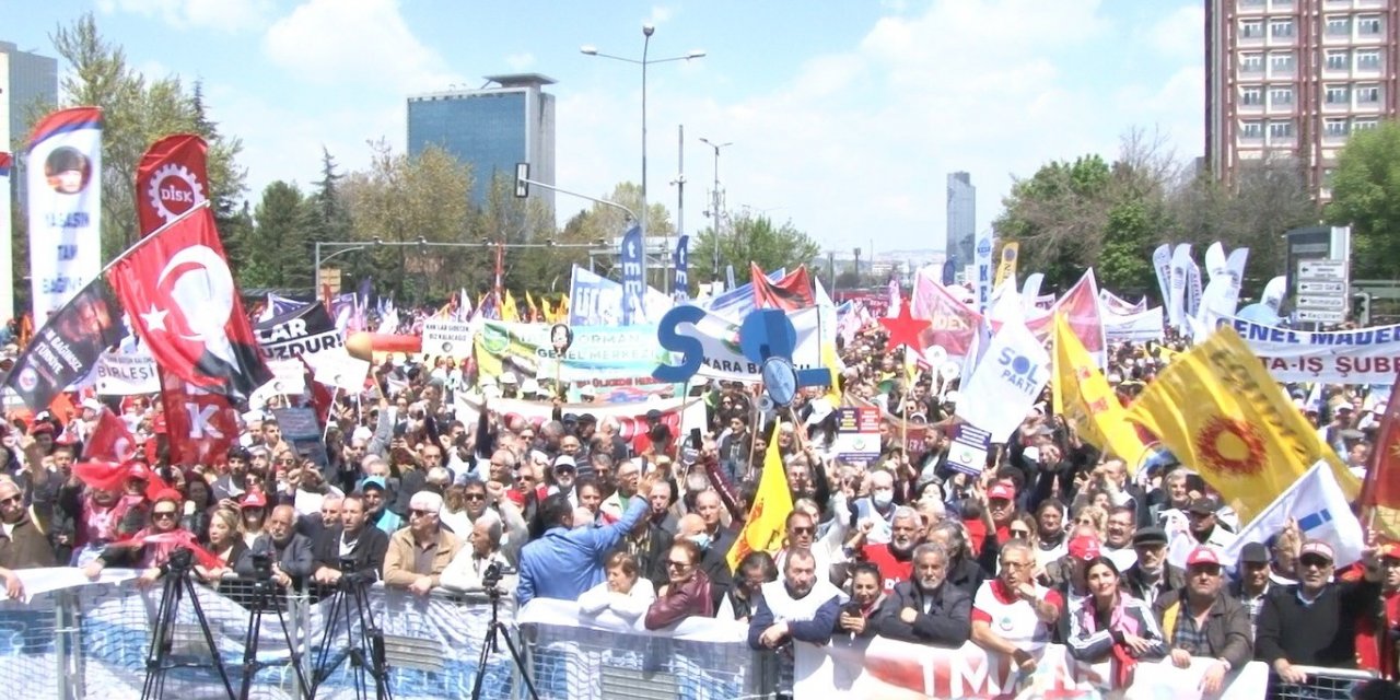 1 Mayıs Ankara’da kutlandı