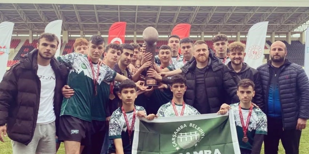 Çarşamba Belediye Spor Kulübü’nün ragbi başarısı