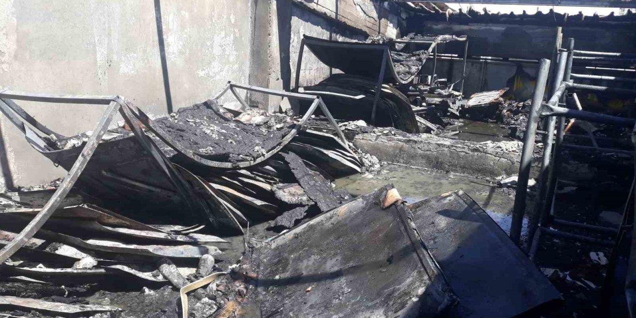 Batman ek sanayi sitesinde yangın