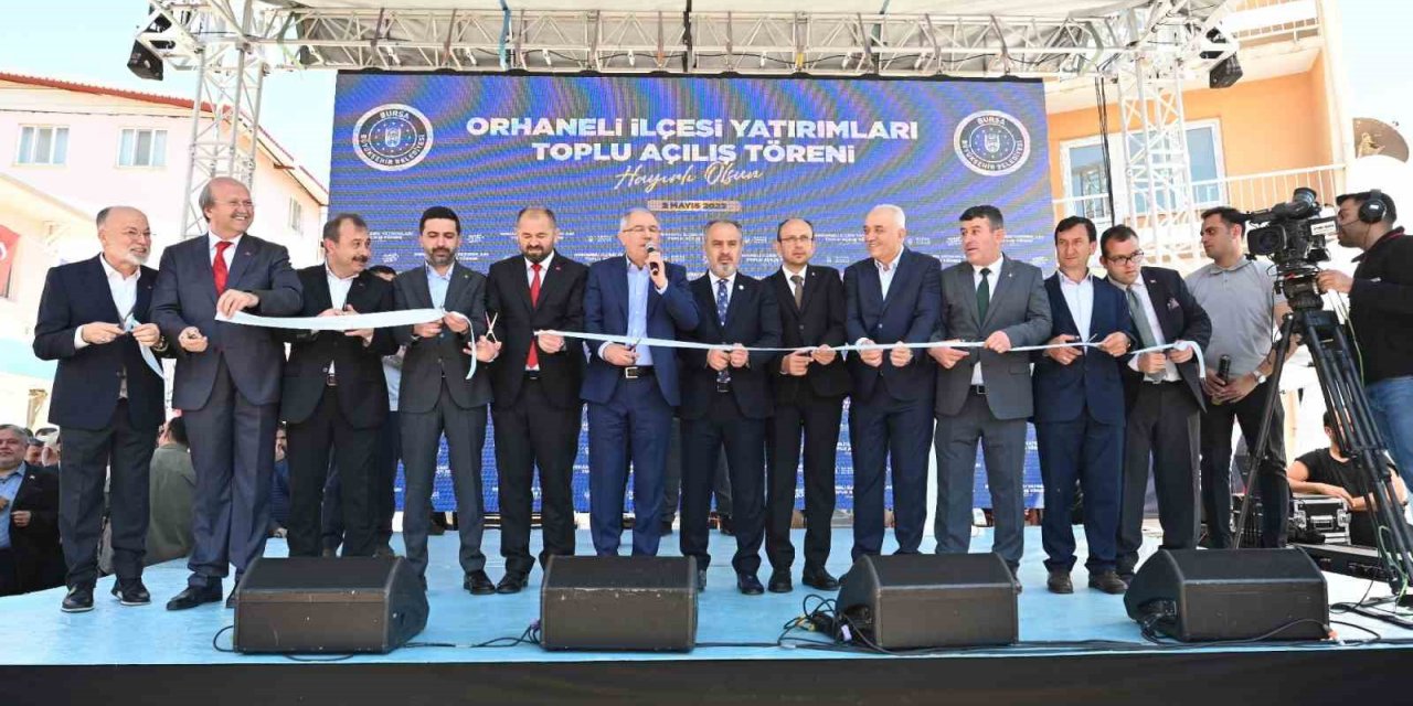 Orhaneli’ne hizmet yağmuru