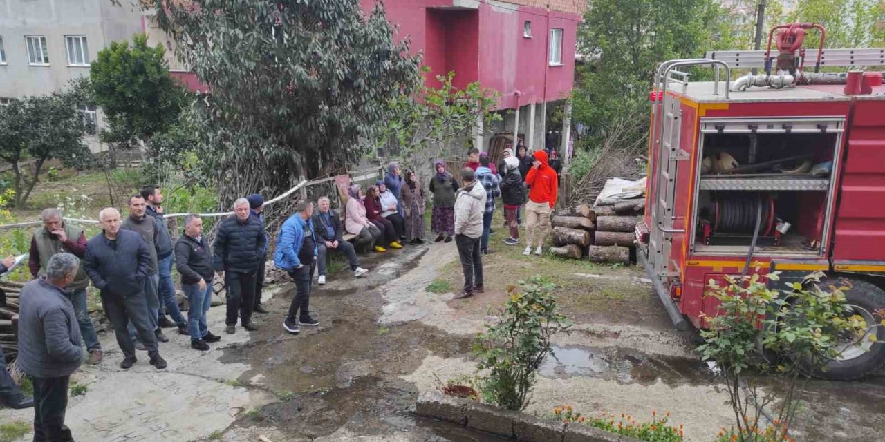 Kalorifer kazanının neden olduğu yangın korkuttu