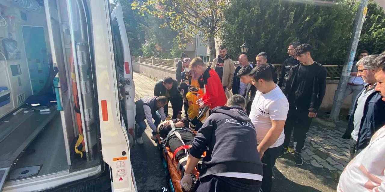 Çorlu’da motosiklet kazası: 1 yaralı