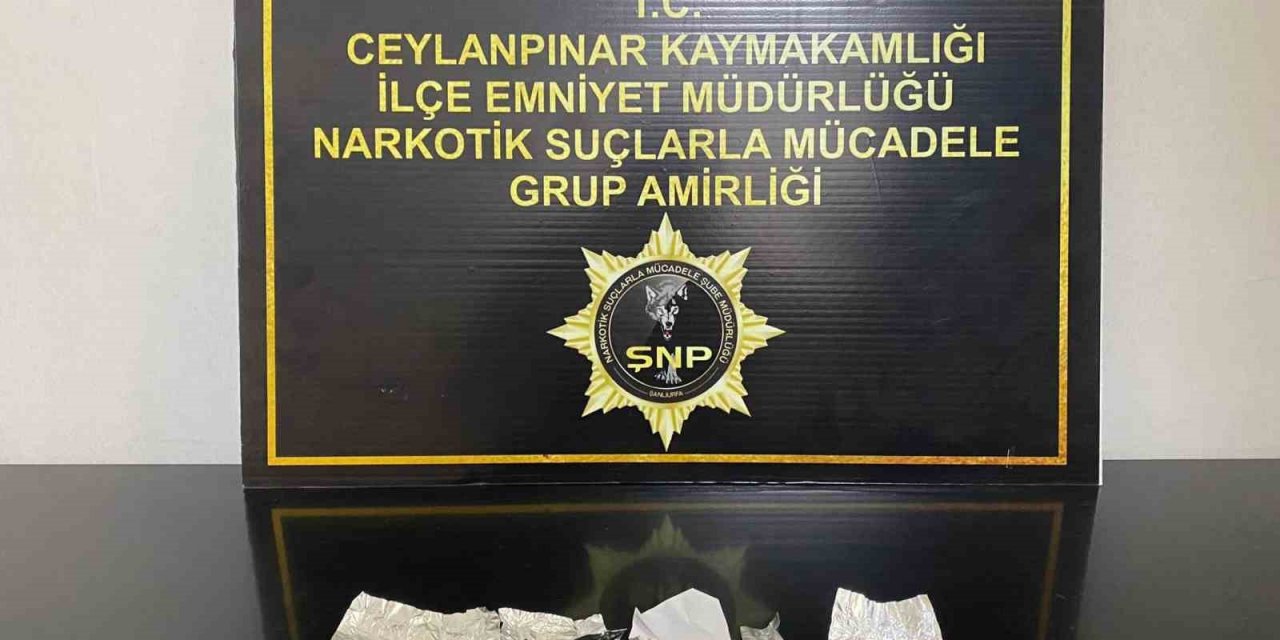 Şanlıurfa’da üzerinden uyuşturucu çıkan şüpheli gözaltına alındı