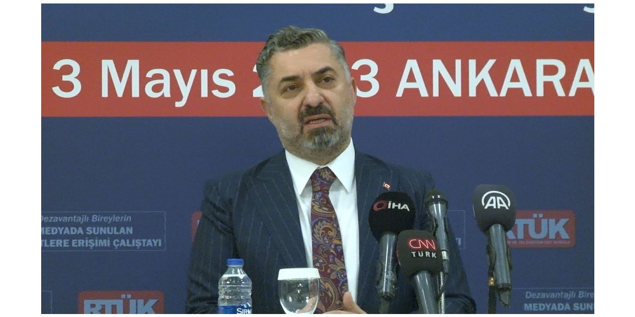RTÜK Başkanı Şahin: “Ana muhalefet lideri çıkıp bizi tehdit ediyor”