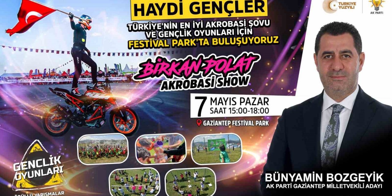 Gençlik Oyunları, Festival Park’ta yapılacak