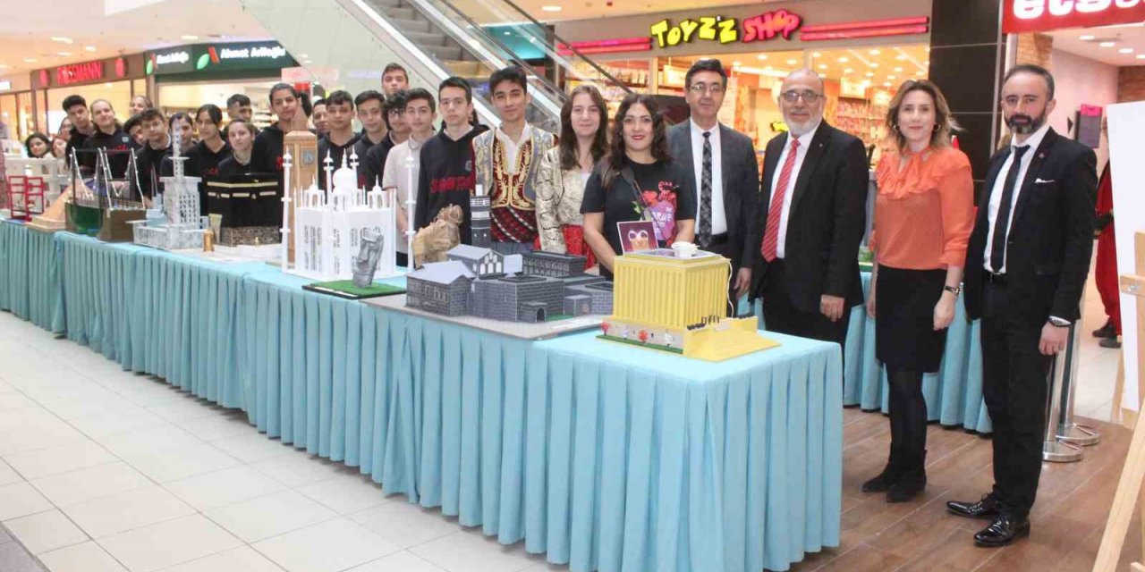 “Kültürel Miras Geri Dönüşümle Değerlendiriyorum” sergisi açıldı