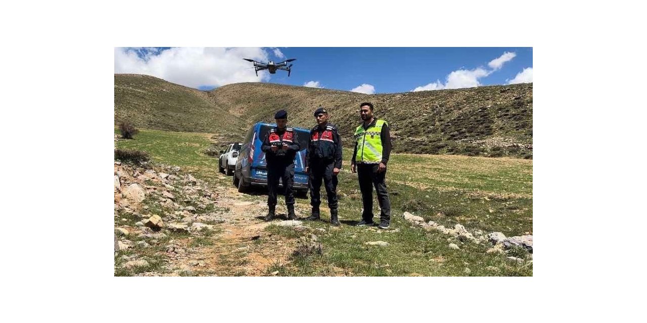 Kaybolan hayvanları dron ile buldular
