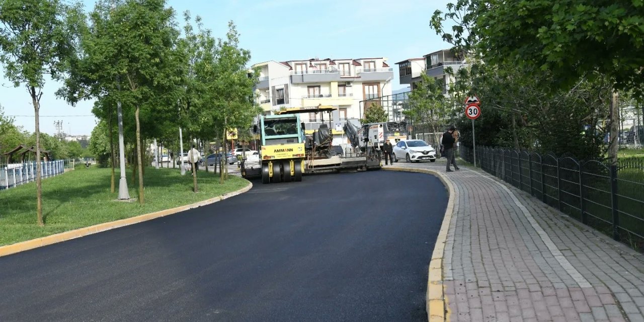 Başiskele’de 50 bin ton sıcak asfalt kullanılacak