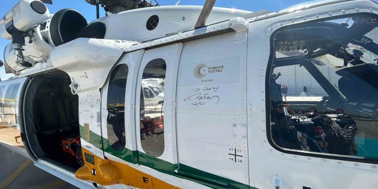 Cumhurbaşkanı Erdoğan yangın söndürmede kullanılacak helikopter ve uçağa isim verdi