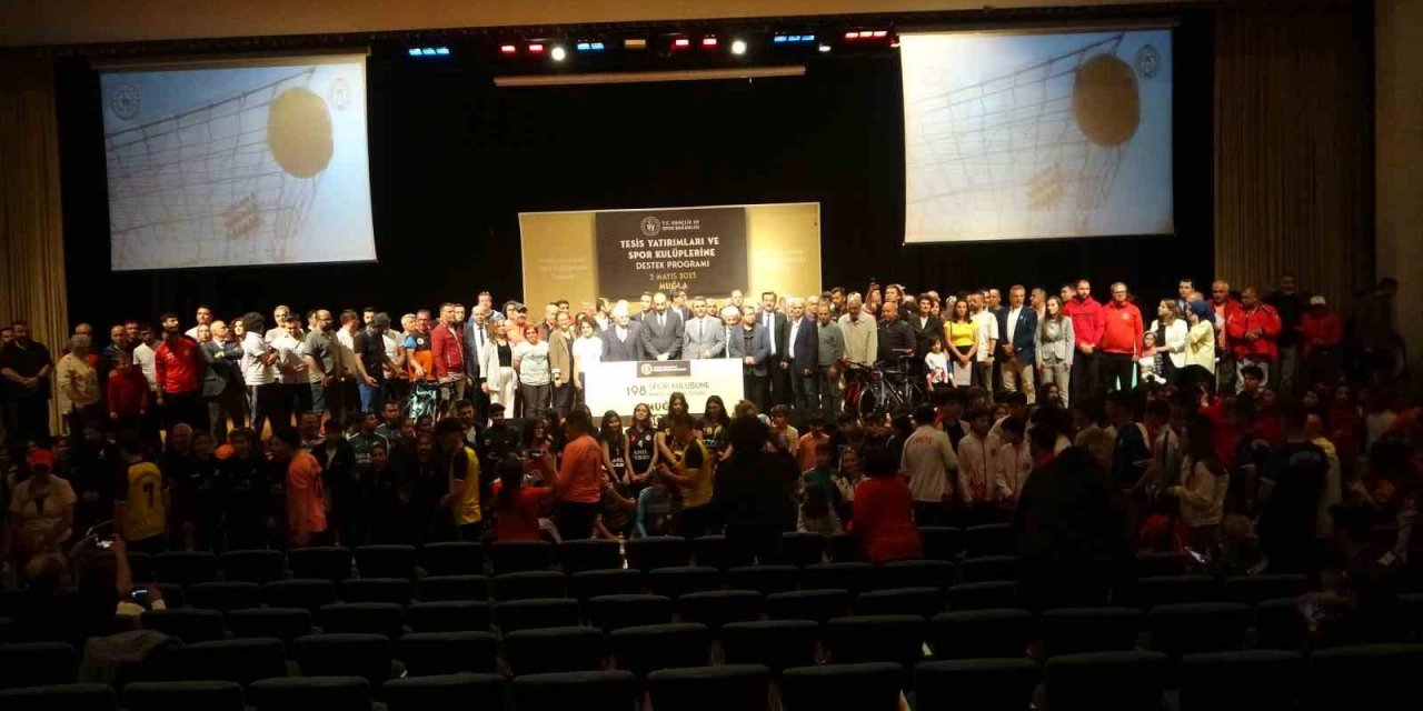 Gençlik ve Spor Bakanlığından Muğla Amatör Spor kulüplerine 5,5 milyon yatırım