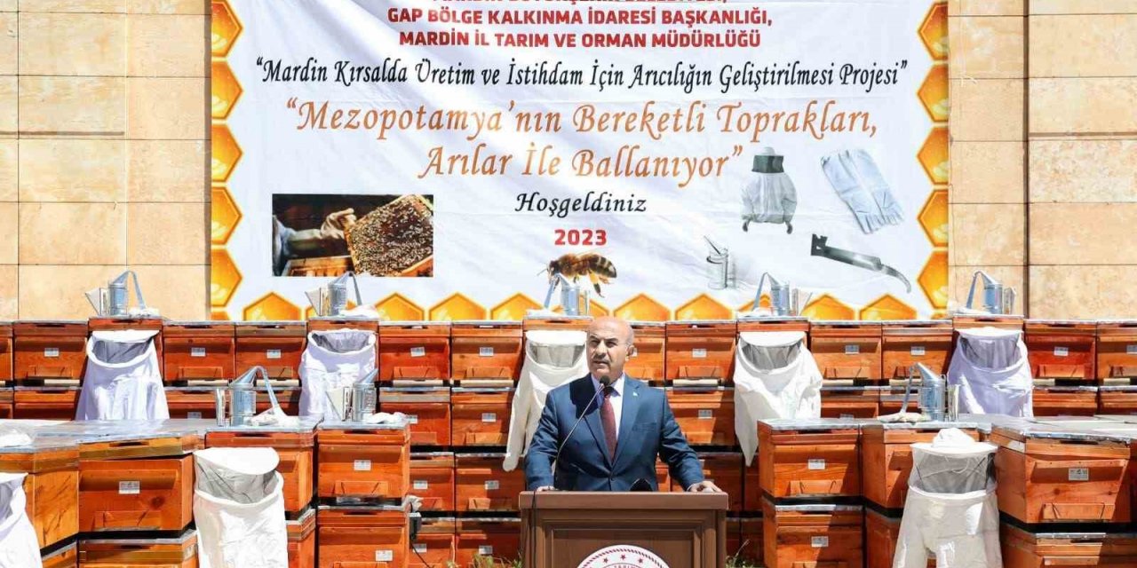 Mardin’de bal üreticilerine verilen destek yüzleri güldürdü