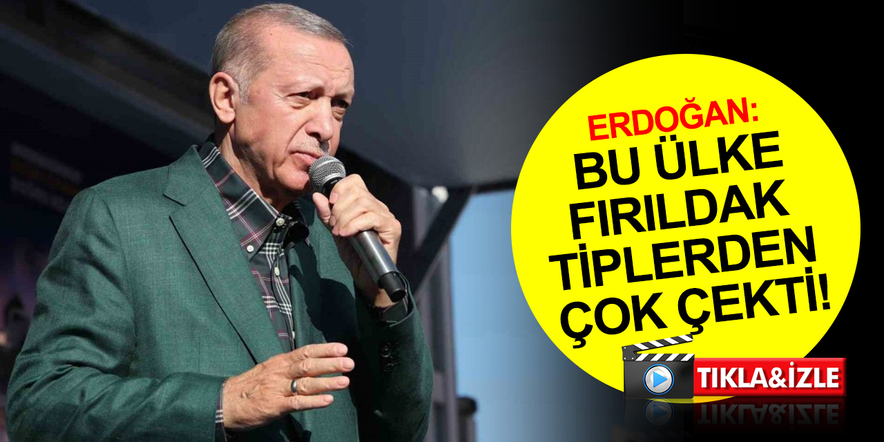 Cumhurbaşkanı Erdoğan: Sağa sola bakan dağıtmaktan, kalp işareti yapmaktan başka hiçbir konuda anlaşamıyorlar