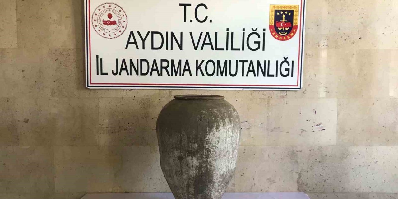 Tarihi eseri 100 bin liraya satmaya çalışırken suçüstü yakalandı