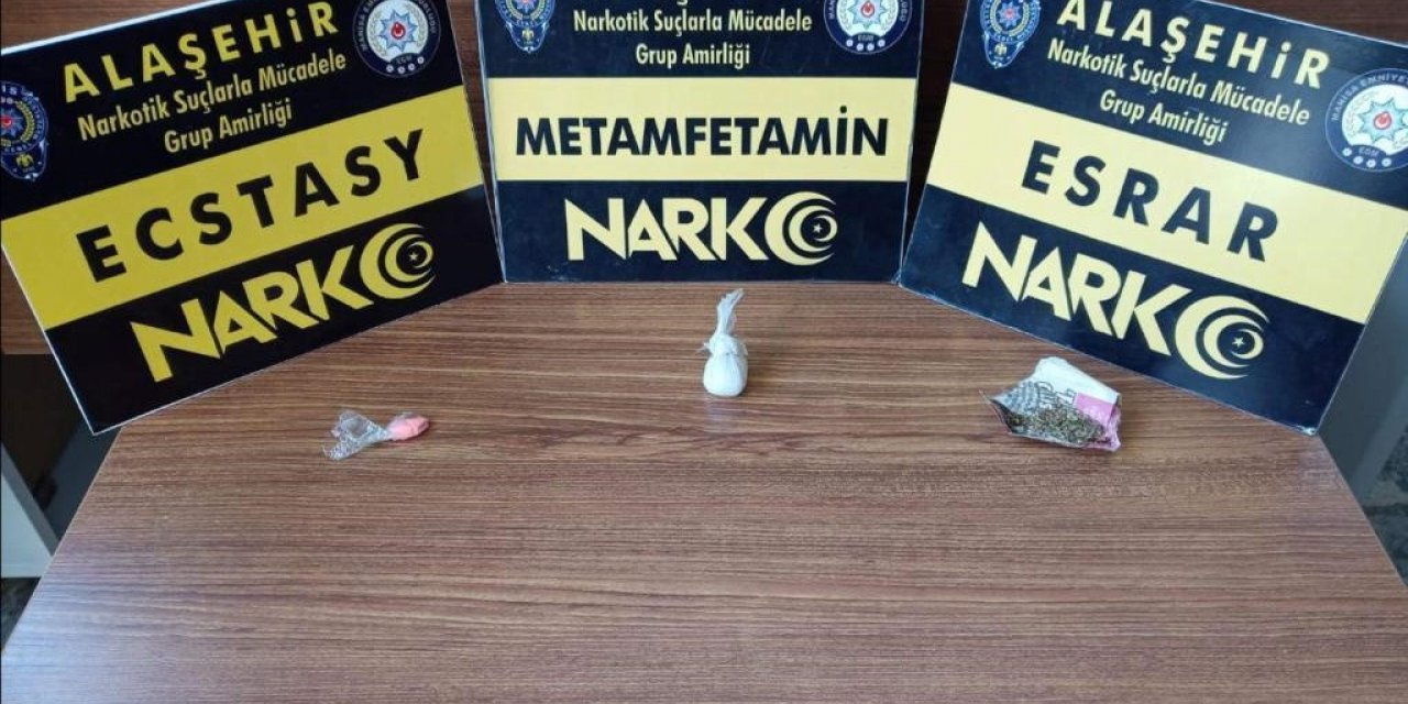 Manisa’da 20 suç kaydı olan şahıs uyuşturucudan yakalandı