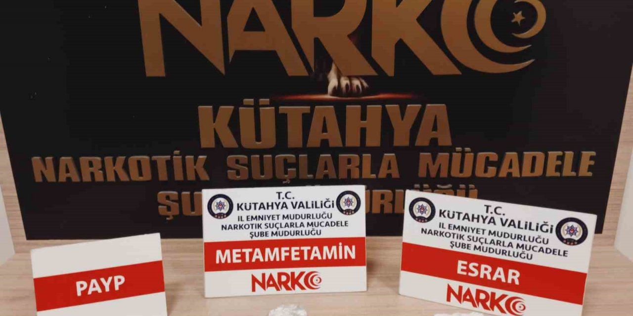 Kütahya’da şüpheli şahsın üzerinde uyuşturucu bulundu