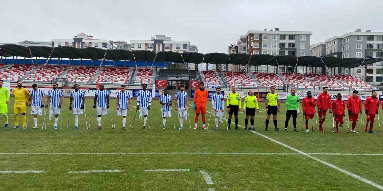 Şahinbey Ampute Futbol Takımı avantajlı döndü