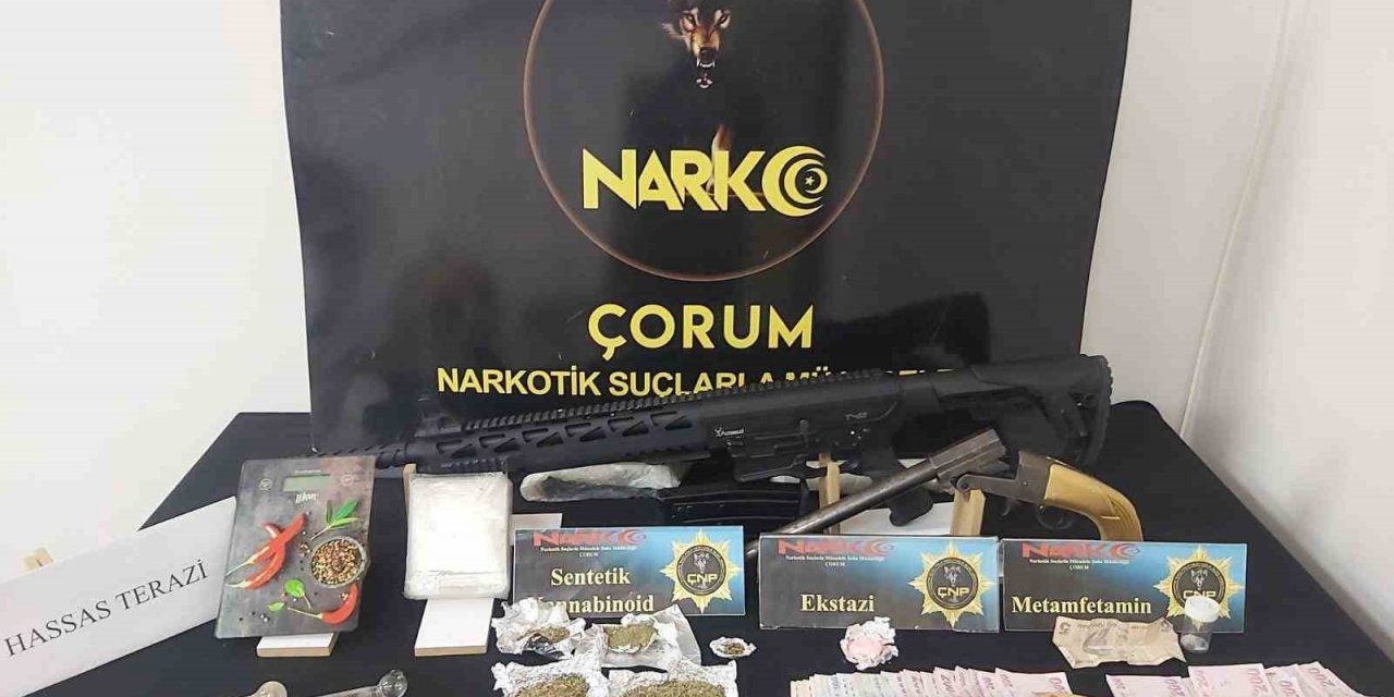 Çorum polisinden uyuşturucu operasyonu