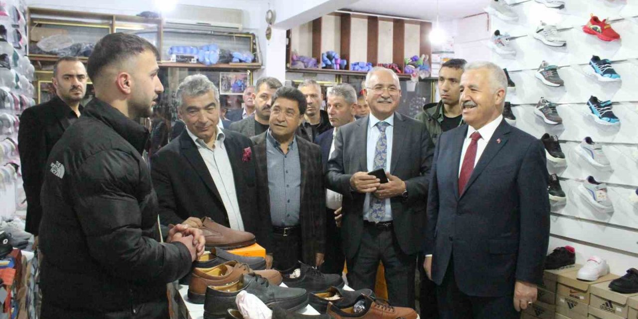 65. Hükümet Ulaştırma Denizcilik ve Haberleşme Bakanı, Arslan Cumhurbaşkanına destek için Iğdır’da