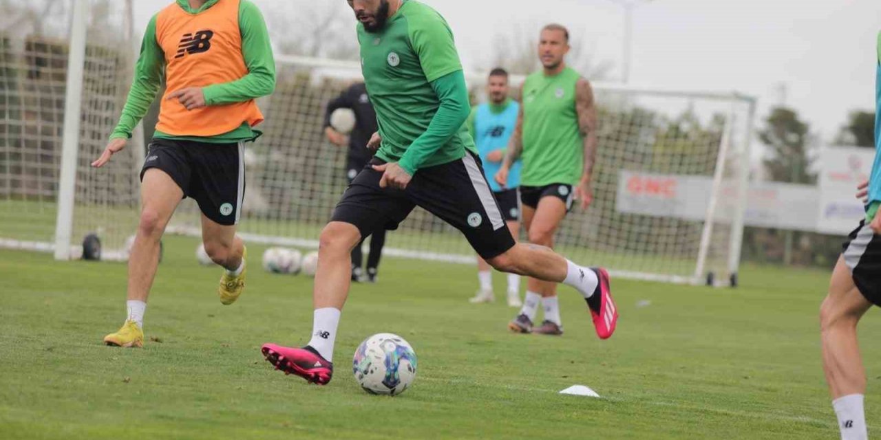 Konyaspor, Kayserispor maçı hazırlıklarını sürdürdü