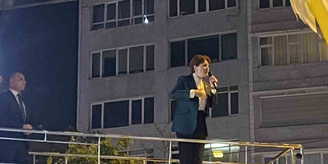 İYİ Parti Genel Başkanı Akşener, Şişli’de Seçim Koordinasyon Merkezi açılışına katıldı