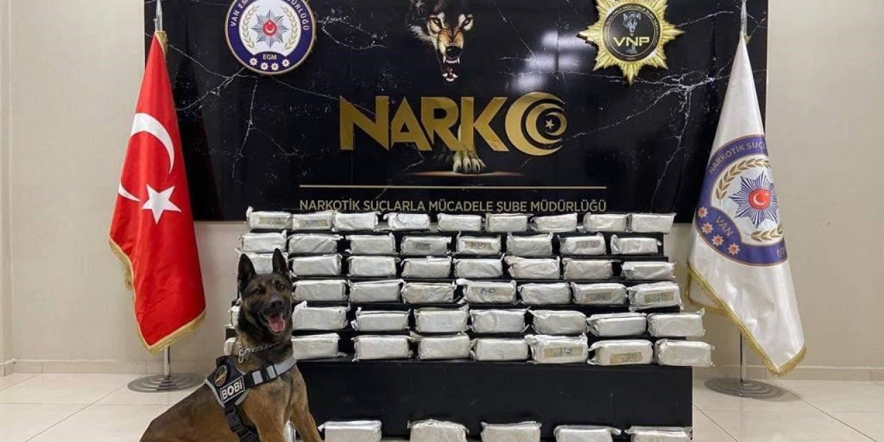 Van’da 60 kilogram eroin ele geçirildi