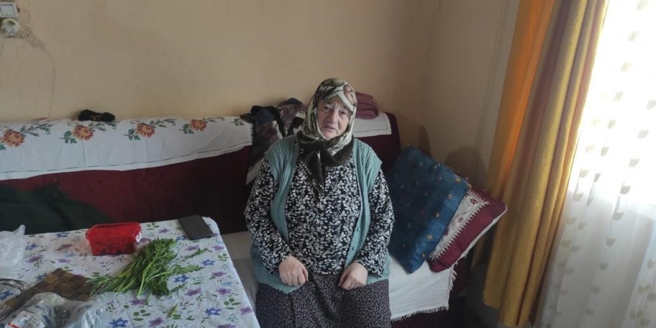 Kars’ta yaşlı kadının evini soydular