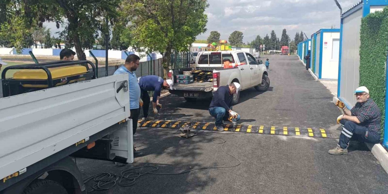 Kahramanmaraş’ta trafik güvenliği için sahada çalışmalar yapılıyor