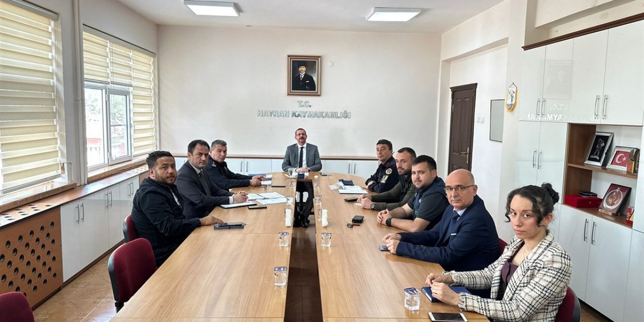 Havran’da seçim güvenlik toplantısı yapıldı