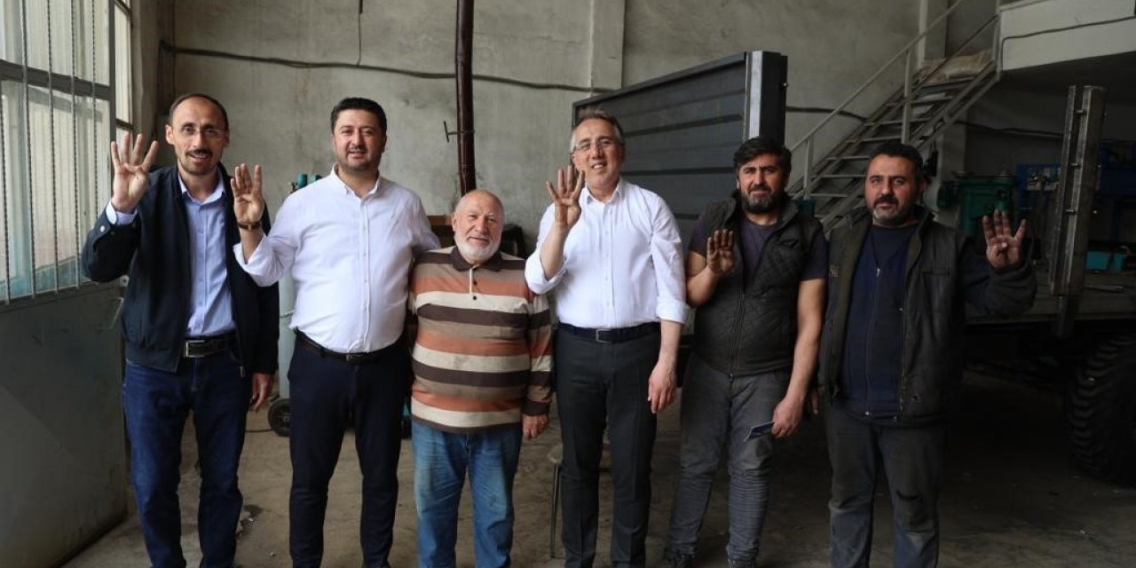 Başkan Savran Sanayi Esnaflarını ziyaret etti