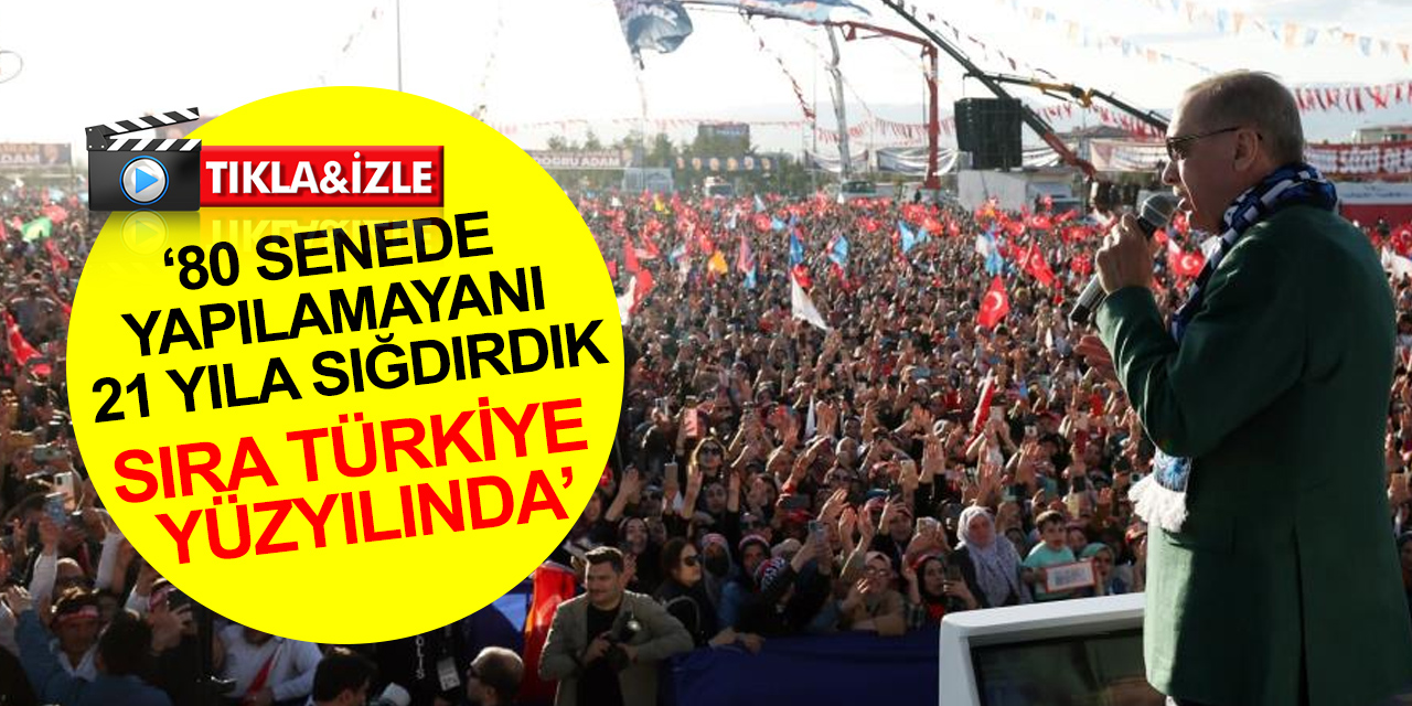 Cumhurbaşkanı Erdoğan: Koalisyonun tüm pis işlerini milliyetçi görünümlü İYİ Parti’ye vermişler