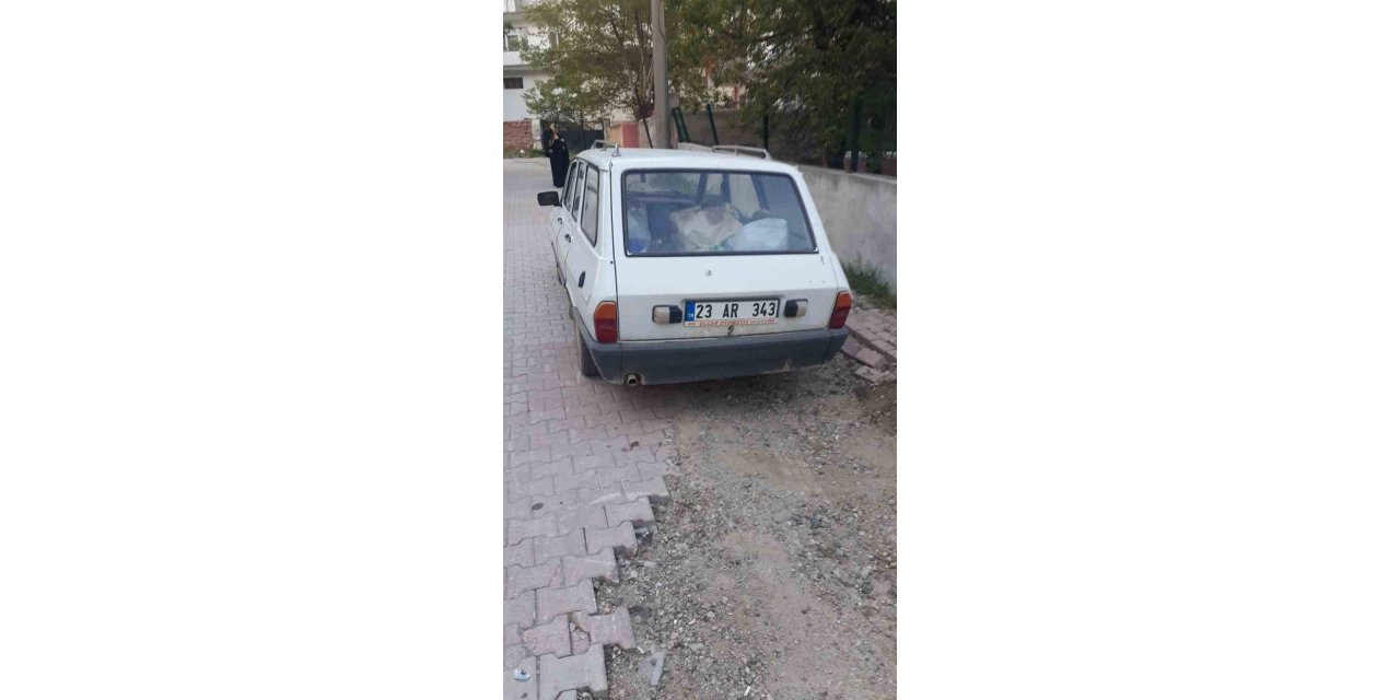 Elazığ’da çalınan otomobil bulundu