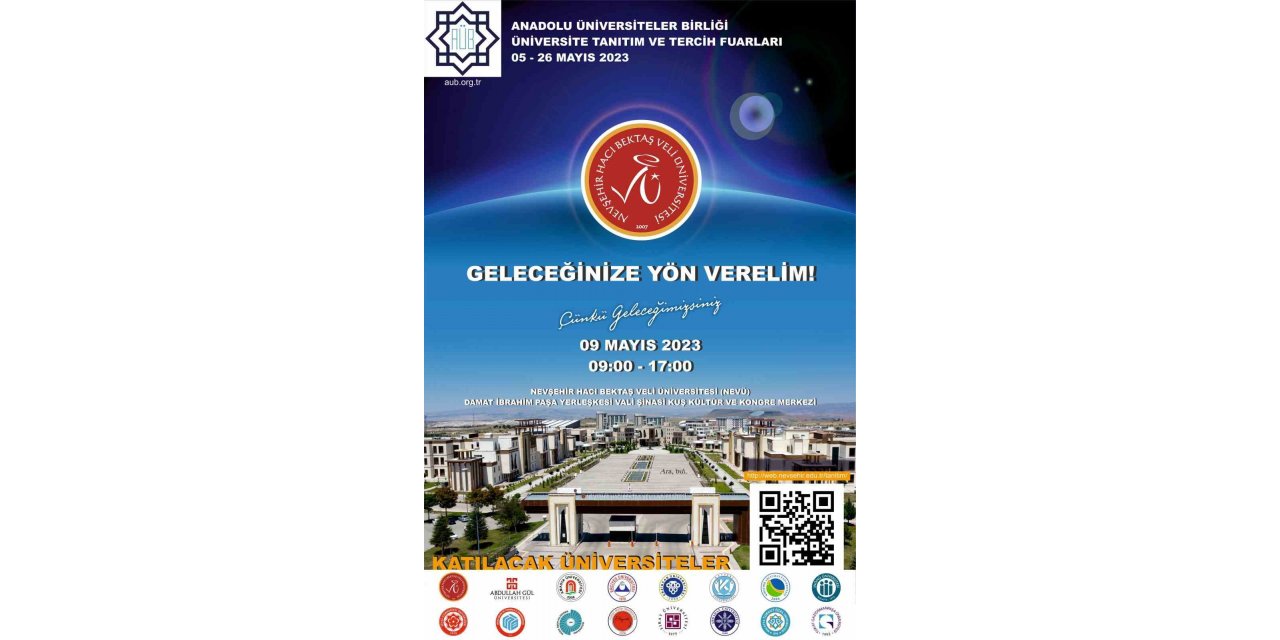‘Üniversite Tanıtım ve Tercih Fuarı’ 9 Mayıs’ta NEVÜ’de