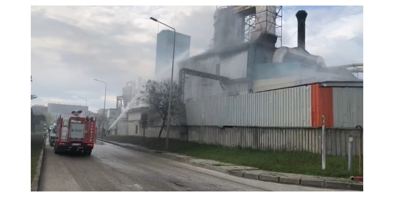 Kereste fabrikasındaki yangın kontrol altına alındı