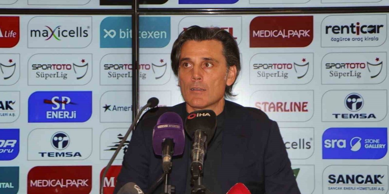 Montella: "Oyuncu grubumuzla gurur duyuyorum"