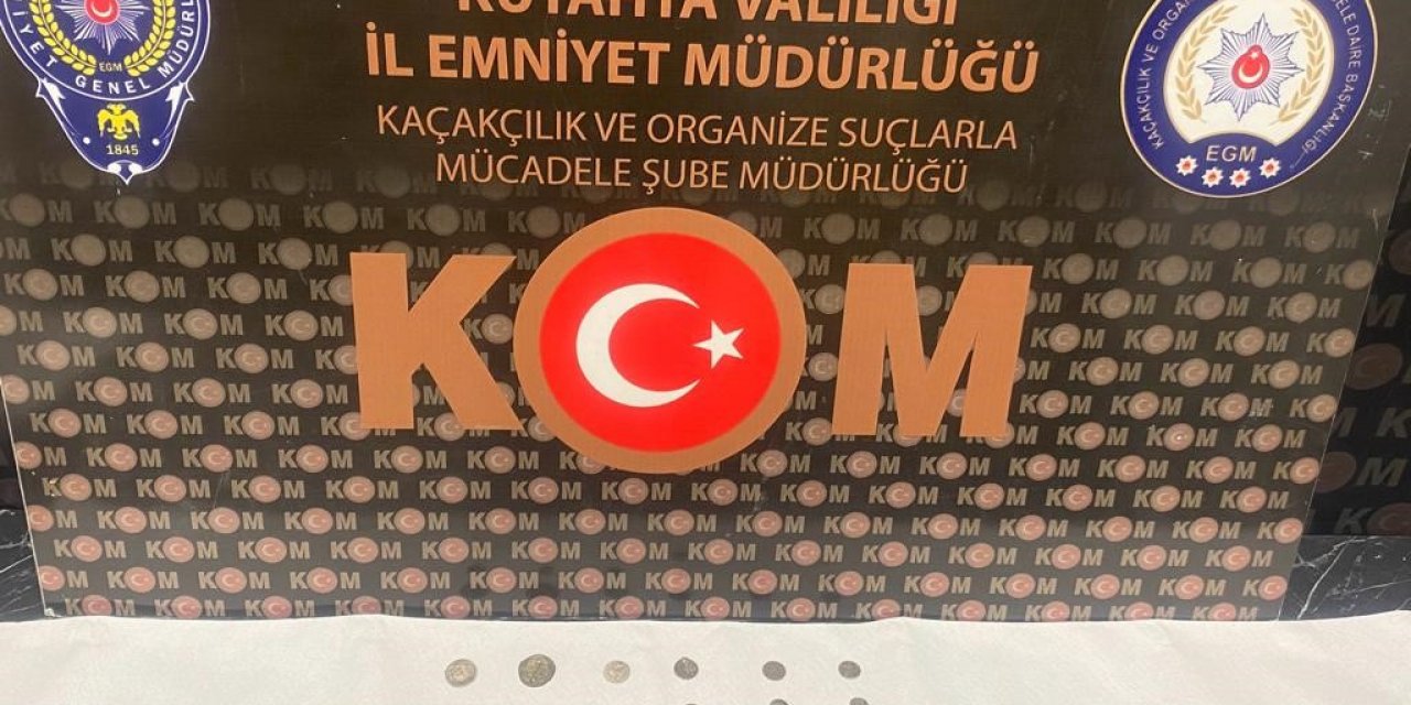 Kütahya’da 18 parça tarihi eser ele geçirildi