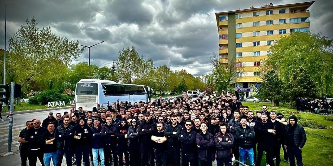 Eskişehirspor taraftarları, 300 kişiyle deplasman yolunda