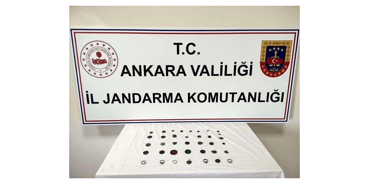 Başkent’te farklı dönemlere ait 28 adet sikke ele geçirildi